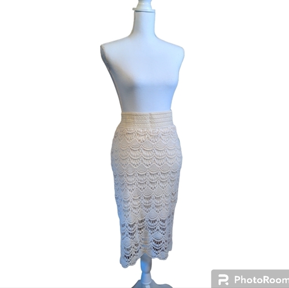 MAURICES High Waisted Pencil Skirt Coastal NWT - Picture 2 of 13